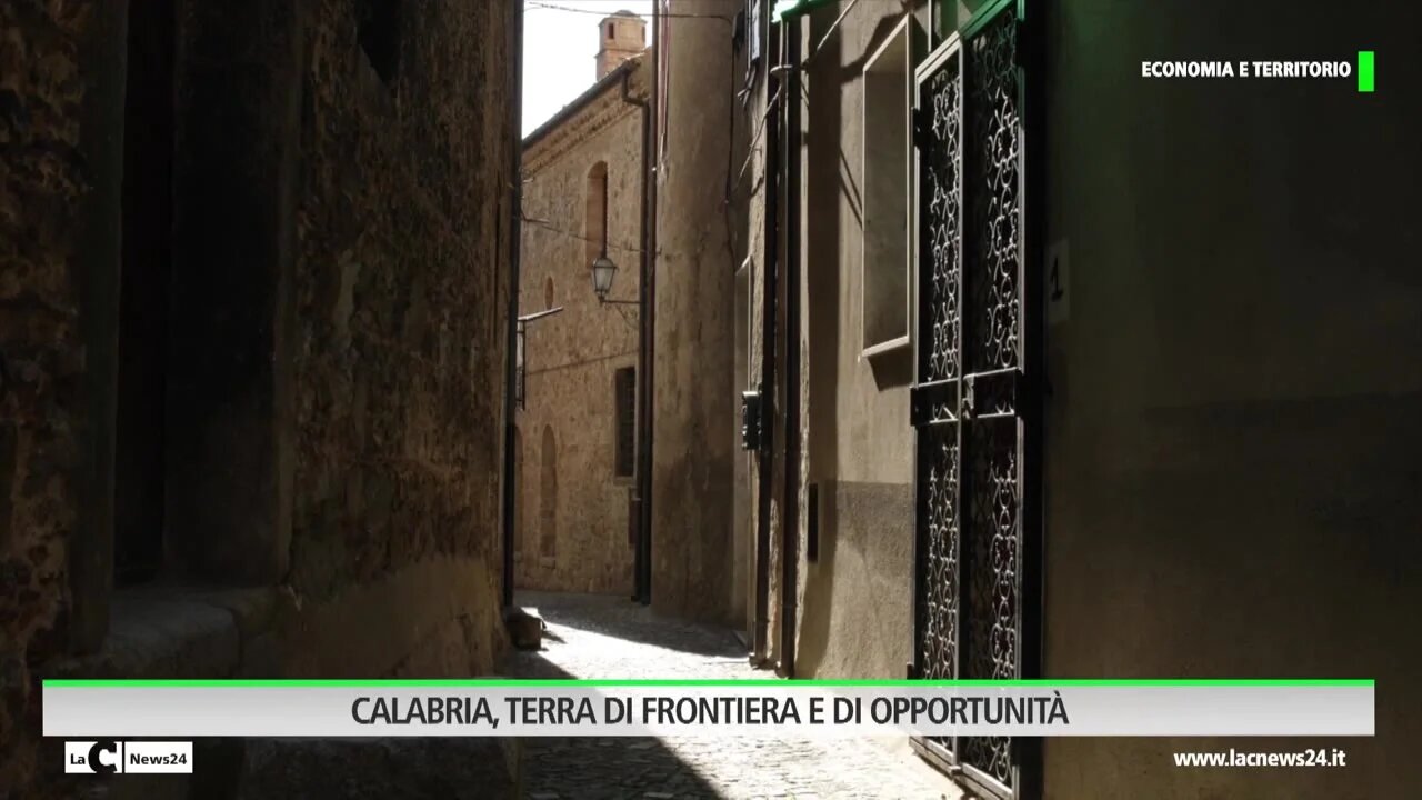 Rubrica tg Economia - Calabria, terra di frontiera e di opportunità