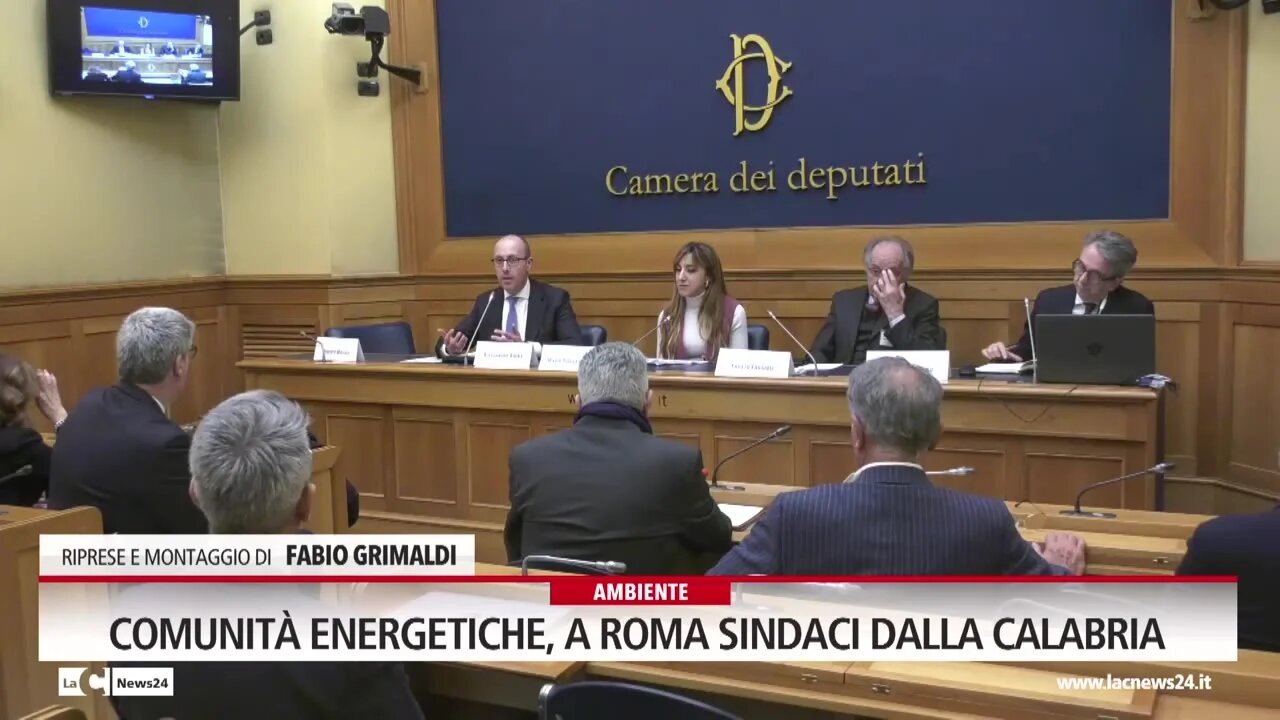 Comunità energetiche, a Roma sindaci dalla Calabria