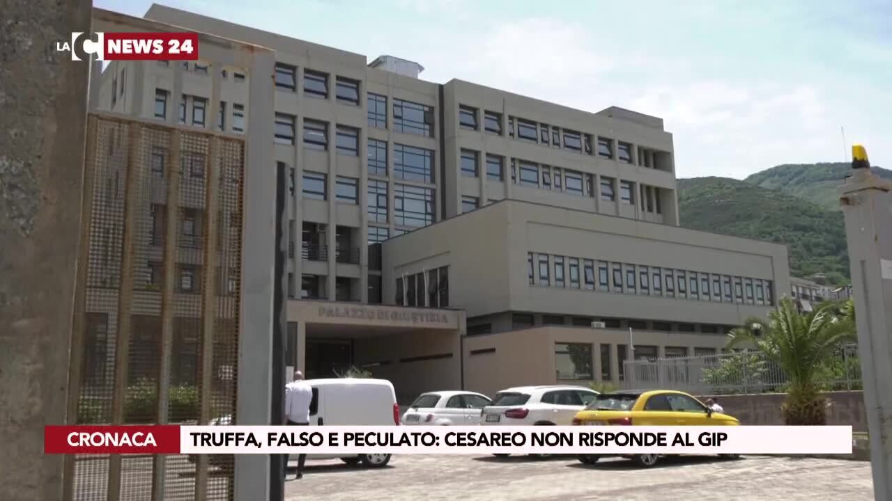 Truffa, falso e peculato: Cesareo non risponde al gip