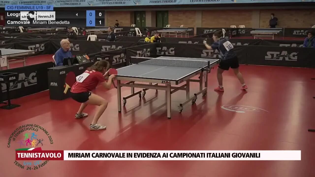 Miriam Carnovale in evidenza ai campionati italiani giovanili