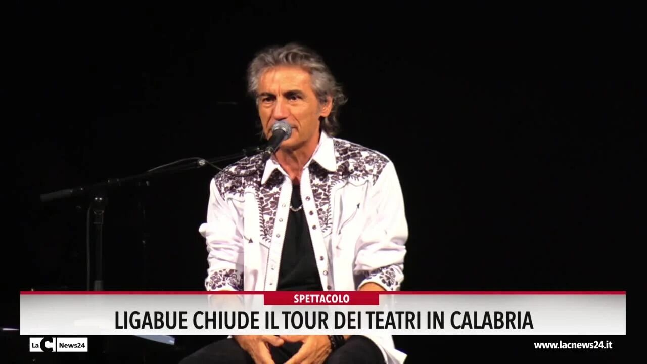 Ligabue chiude il tour dei teatri in Calabria