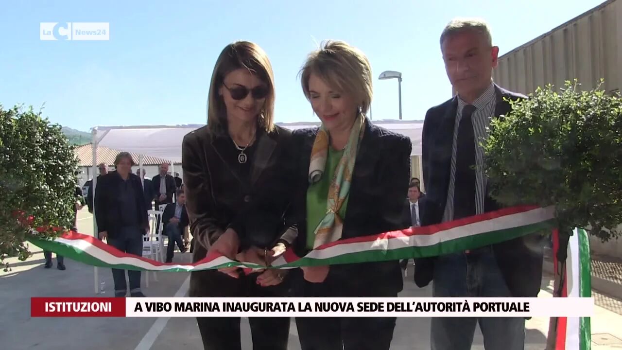 A Vibo Marina inaugurata la nuova sede dell’Autorità portuale