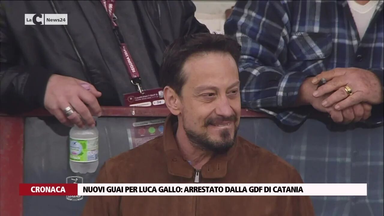Nuovi guai per Luca Gallo: arrestato dalla Gdf di Catania