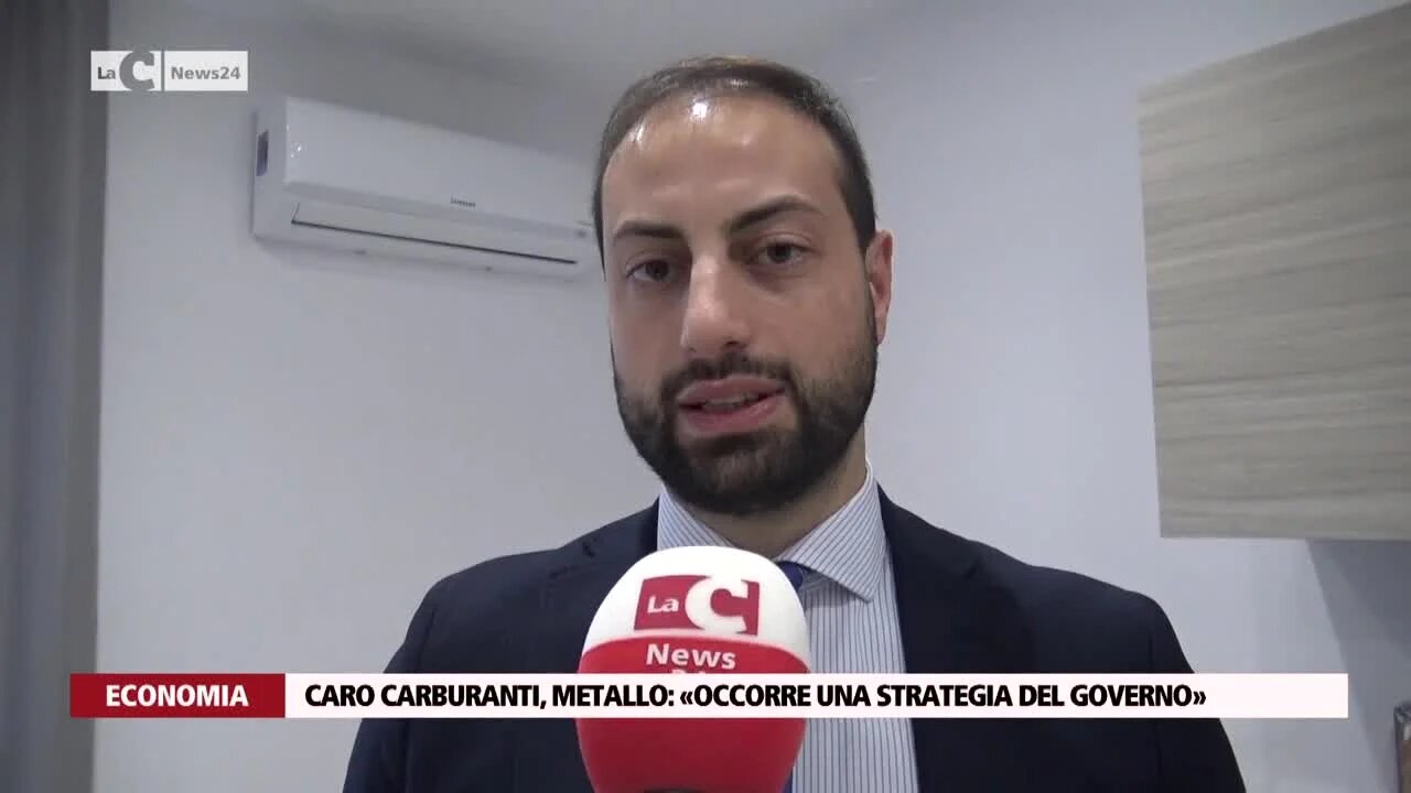 Caro carburanti, Metallo: «Occorre una strategia del governo»