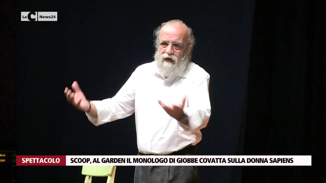 Scoop, al Teatro Garden di Rende il monologo di Giobbe Covatta sulla Donna Sapiens