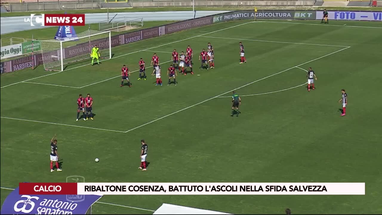 Ribaltone Cosenza, battuto l'Ascoli nella sfida salvezza