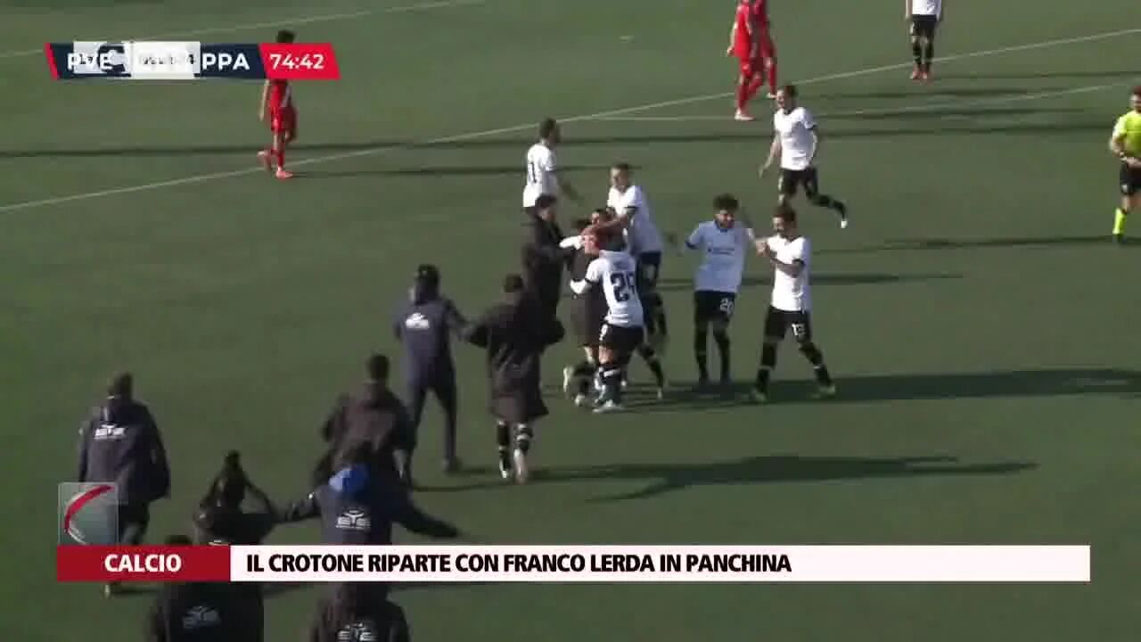 Il Crotone riparte con Franco Lerda in panchina