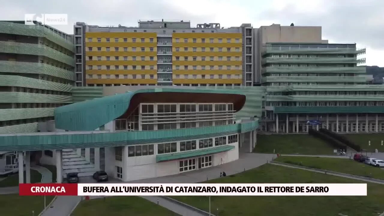 Bufera all’università di Catanzaro, indagato il rettore De Sarro