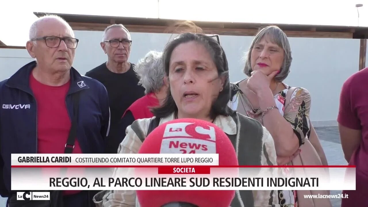 Reggio, al parco lineare sud residenti indignati