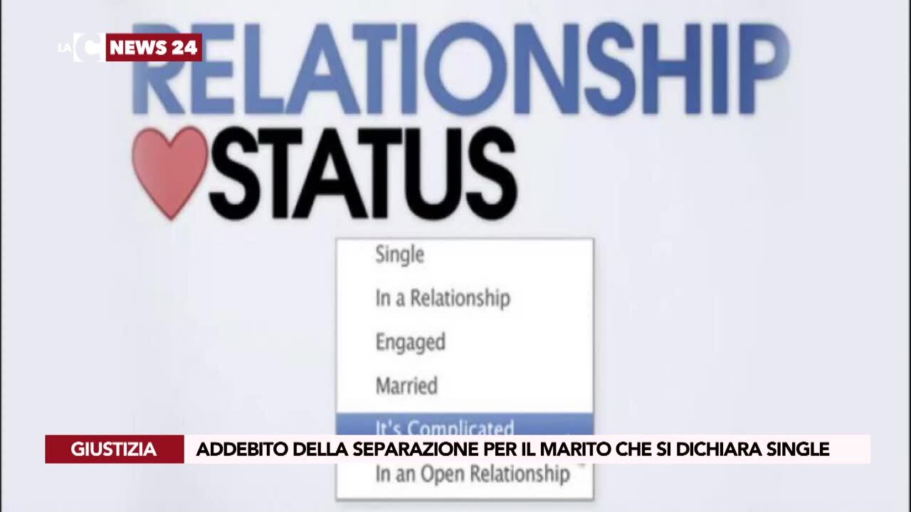 Addebito della separazione per il marito che si dichiara single