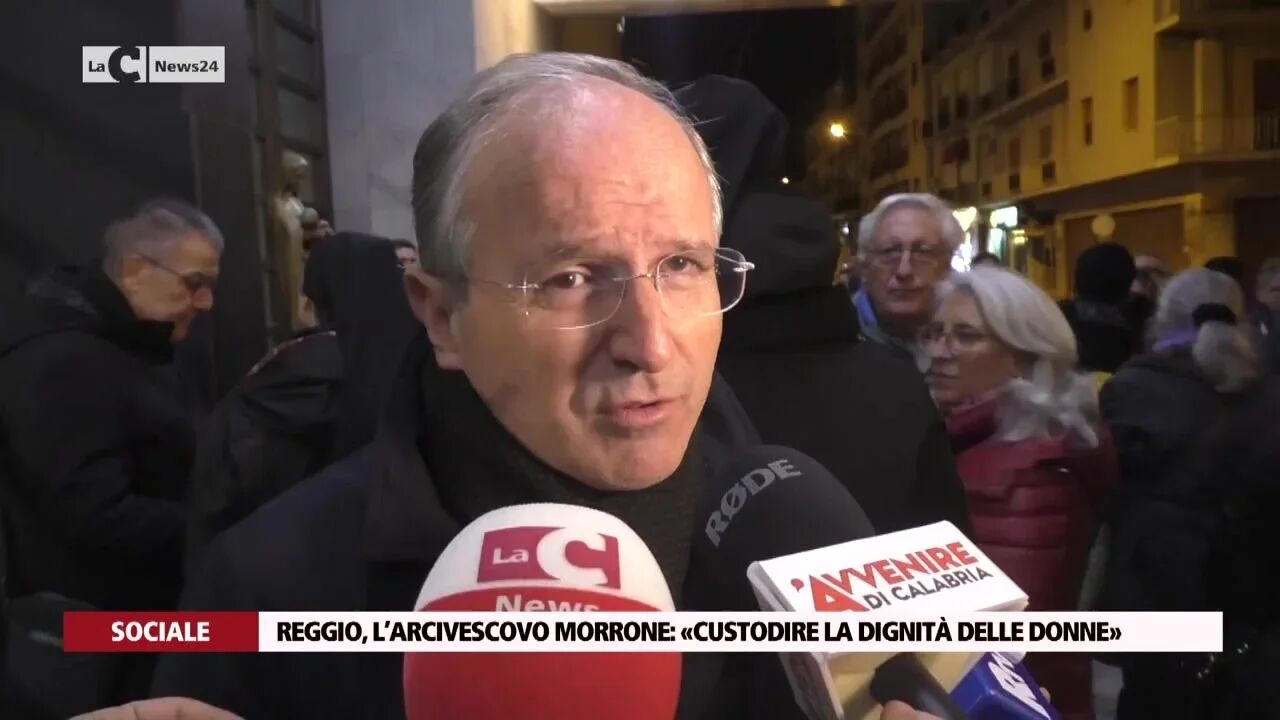 Reggio, l’arcivescovo Morrone: «Custodire la dignità delle donne»