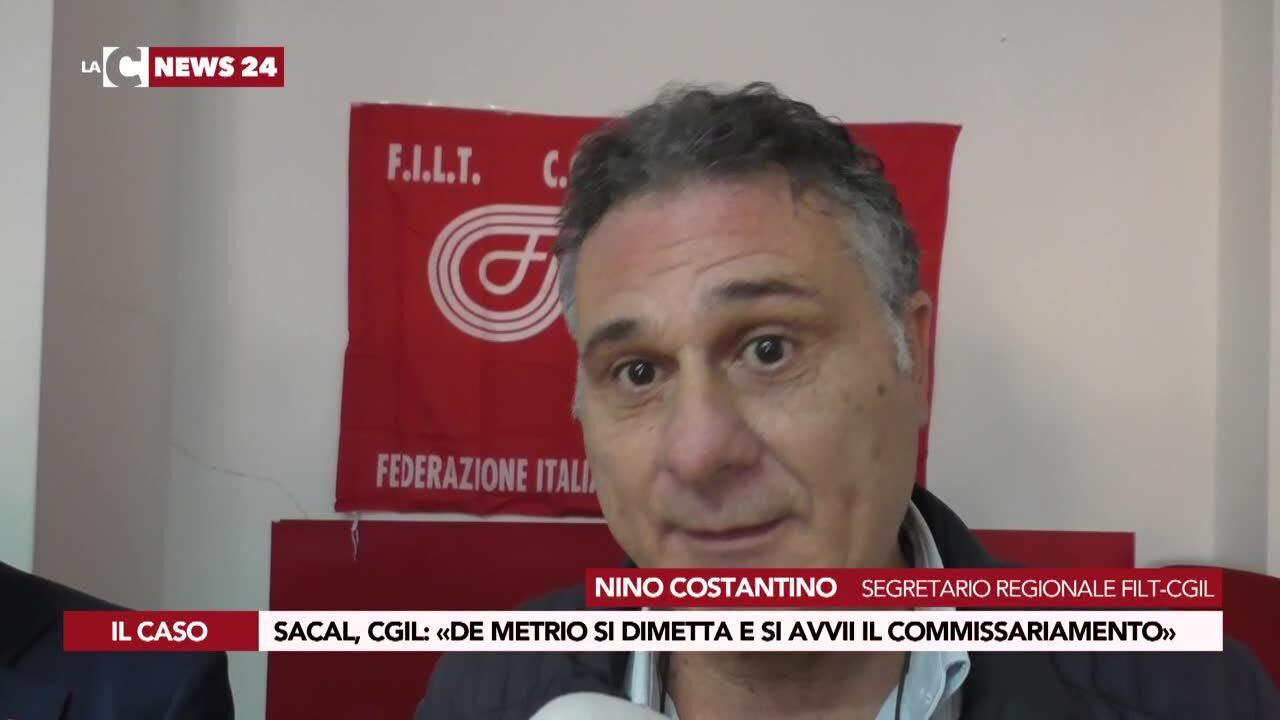 Sacal, Cgil: «De Metrio si dimetta e si avvii il commissariamento»