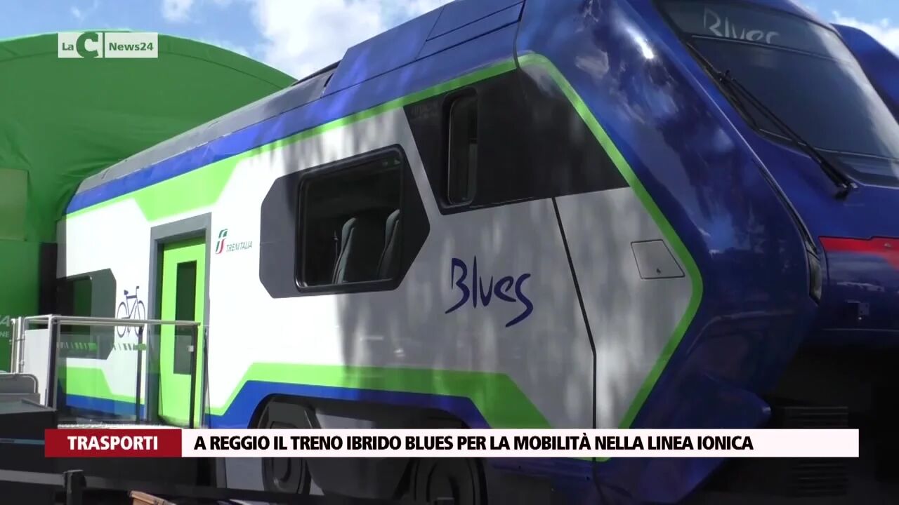 A Reggio il treno ibrido blues per la mobilità nella linea ionica