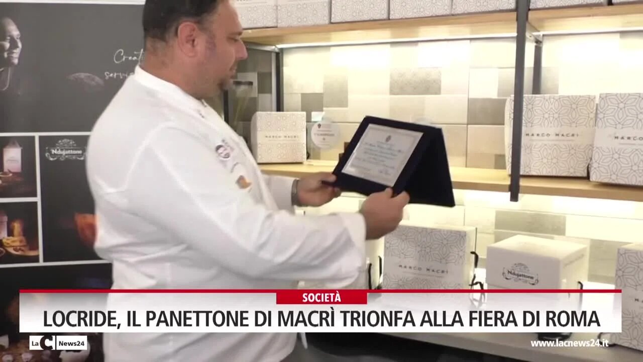 Locride, il panettone di Macrì trionfa alla Fiera di Roma