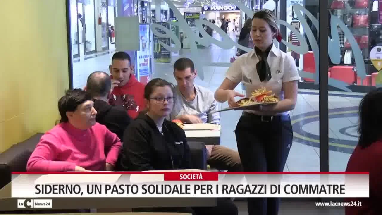 Siderno, un pasto solidale per i ragazzi di Commatre