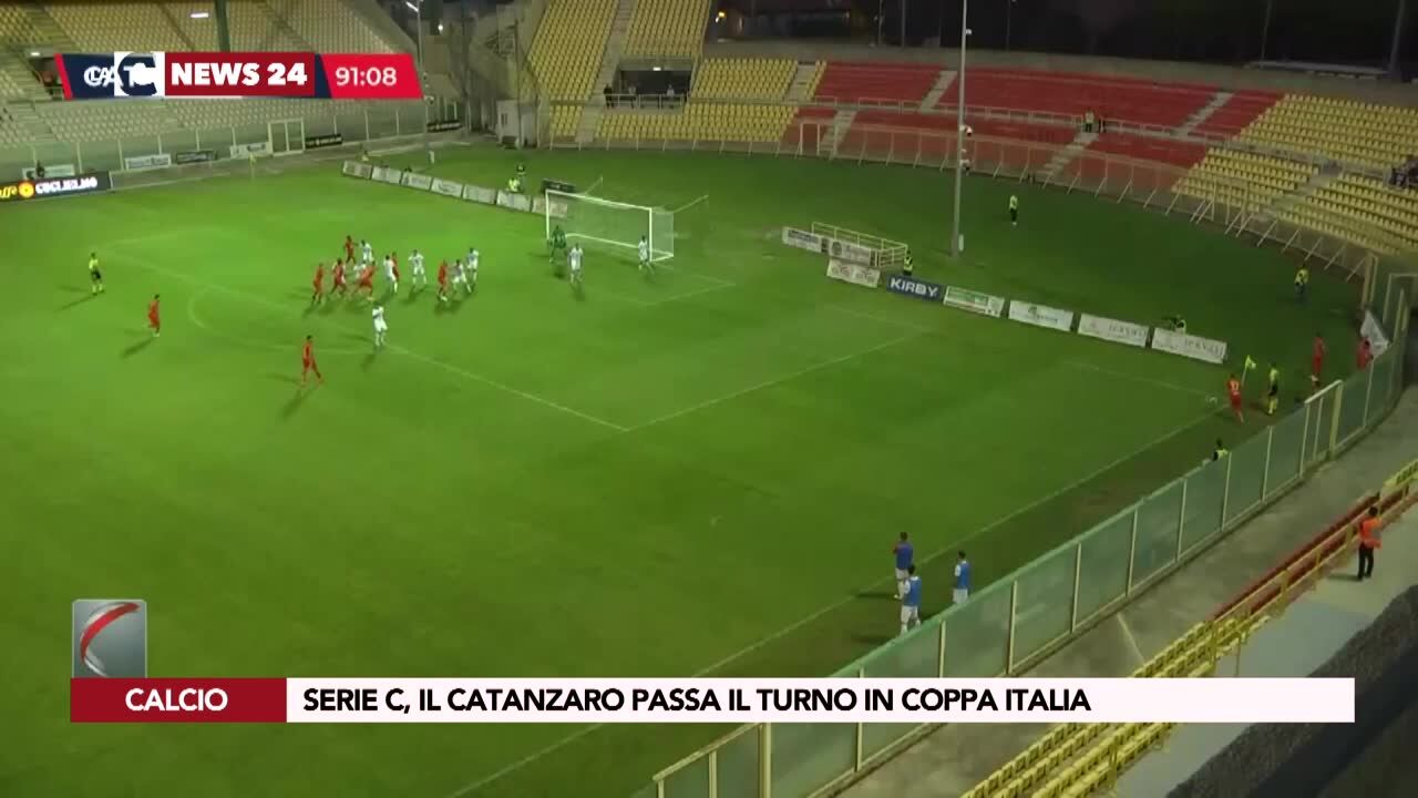 Serie C, il Catanzaro passa il turno in Coppa Italia