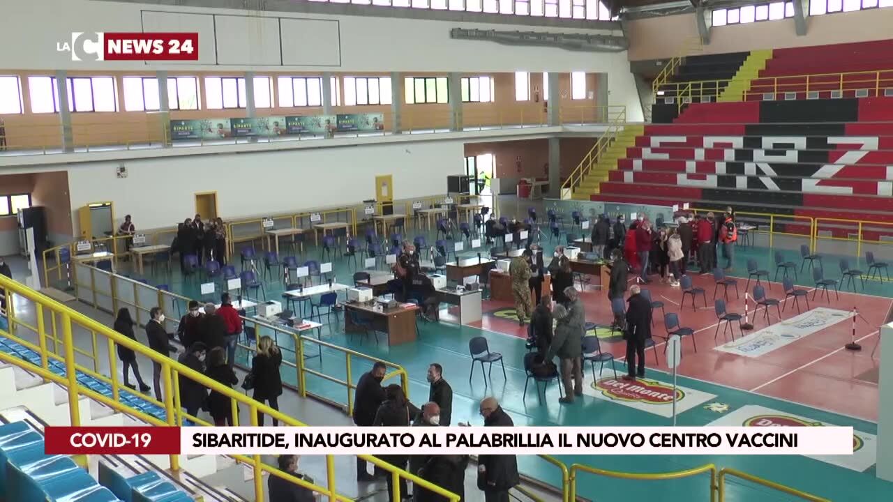 Sibaritide, inaugurato al Palabrillia il nuovo centro vaccini