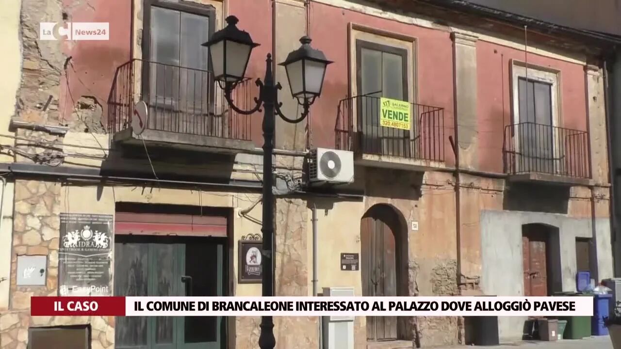 Il comune di Brancaleone interessato al palazzo dove alloggiò Pavese