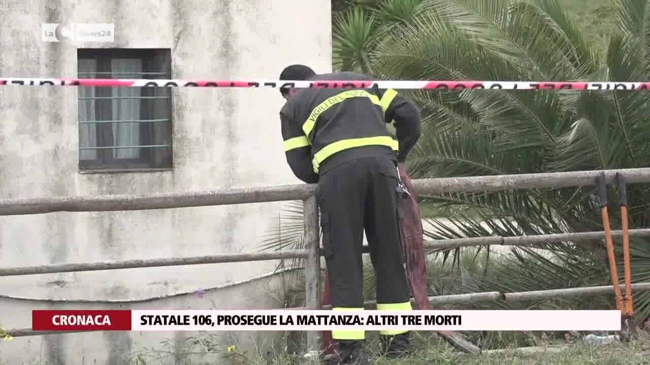 Statale 106, prosegue la mattanza: altri tre morti