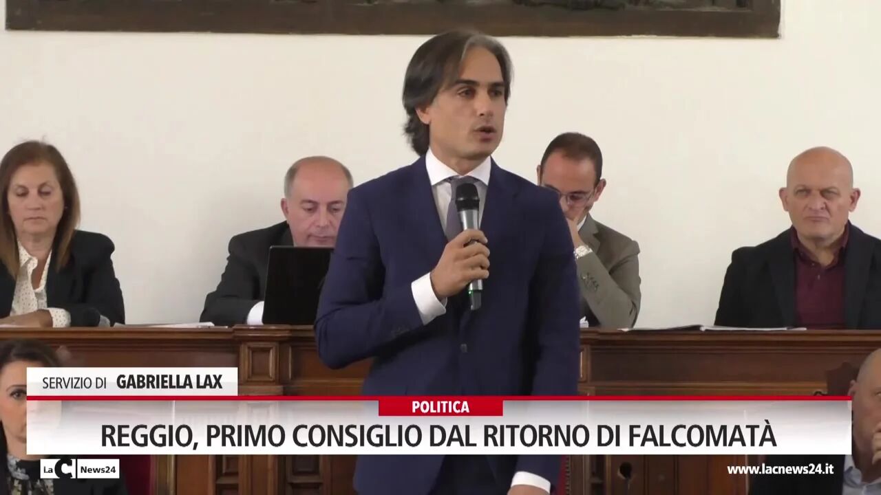 Reggio, primo consiglio dal ritorno di Falcomatà