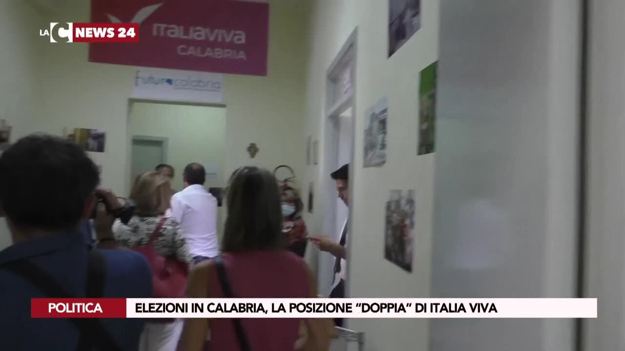 Elezioni in Calabria, la posizione “doppia” di Italia Viva