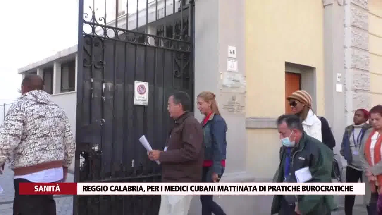 Reggio Calabria, per i medici cubani mattinata di pratiche burocratiche