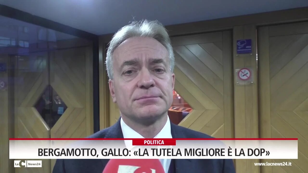 Bergamotto, Gallo: «La tutela migliore è la Dop»