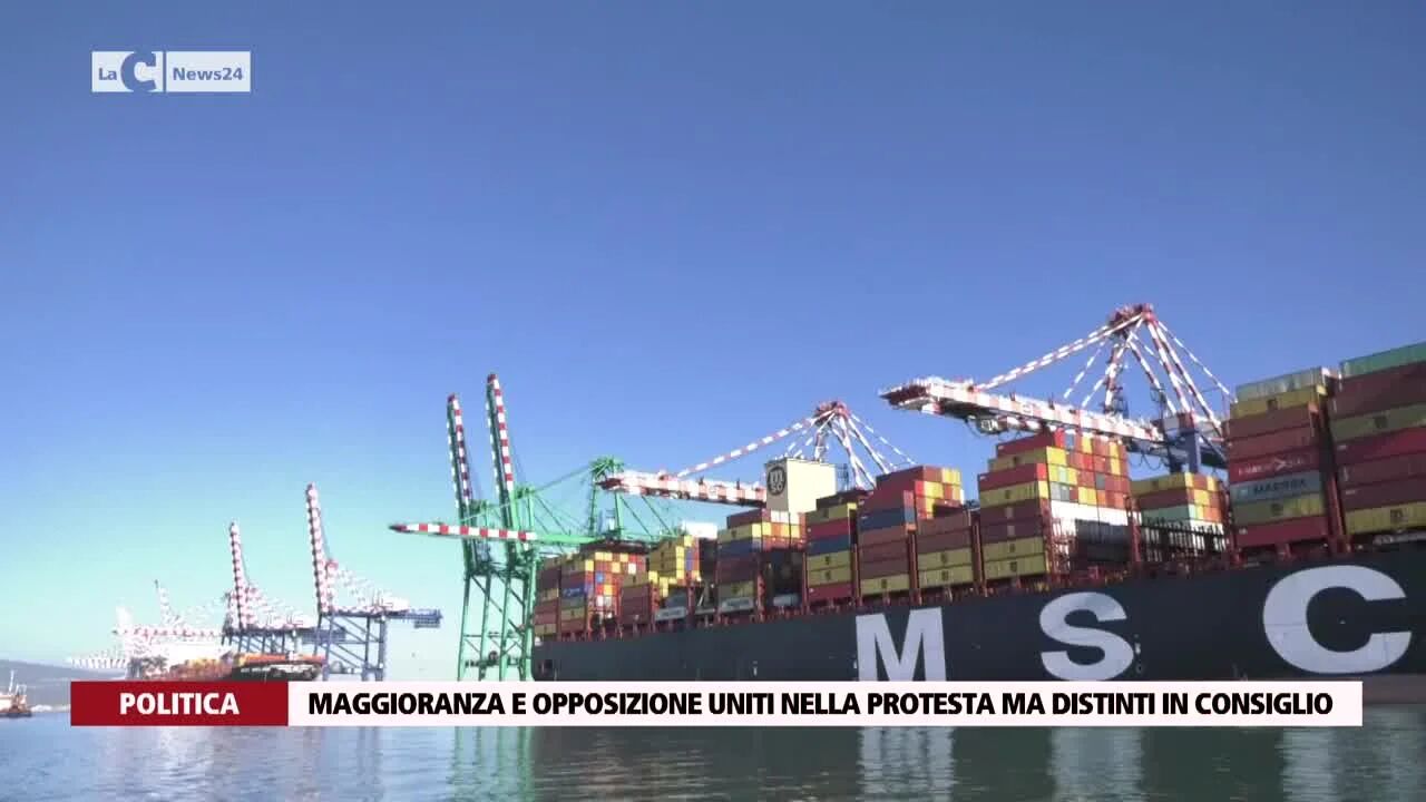 Porto Gioia, maggioranza e opposizione unite nella protesta ma divise in Consiglio