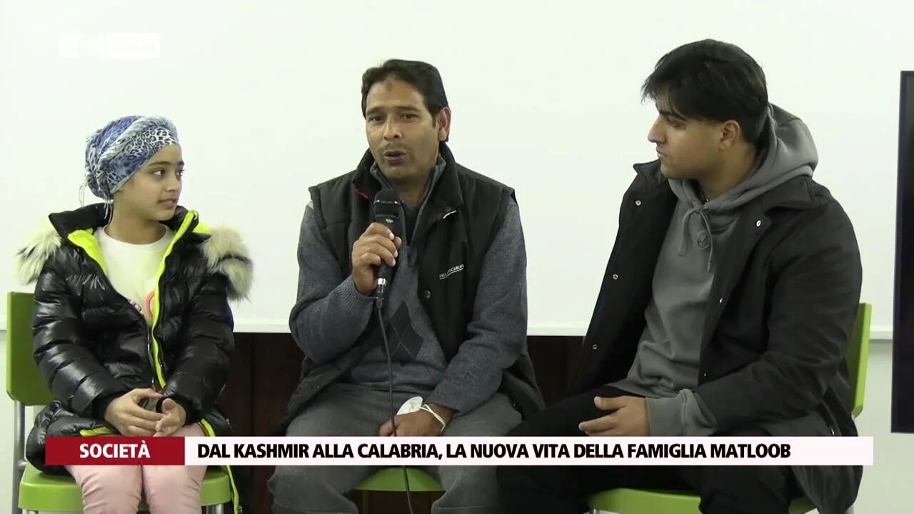 Dal Kashmir alla Calabria, la nuova vita della famiglia Matloob