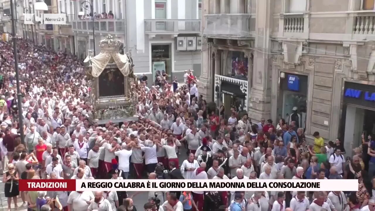 A Reggio Calabra è il giorno della Madonna della Consolazione