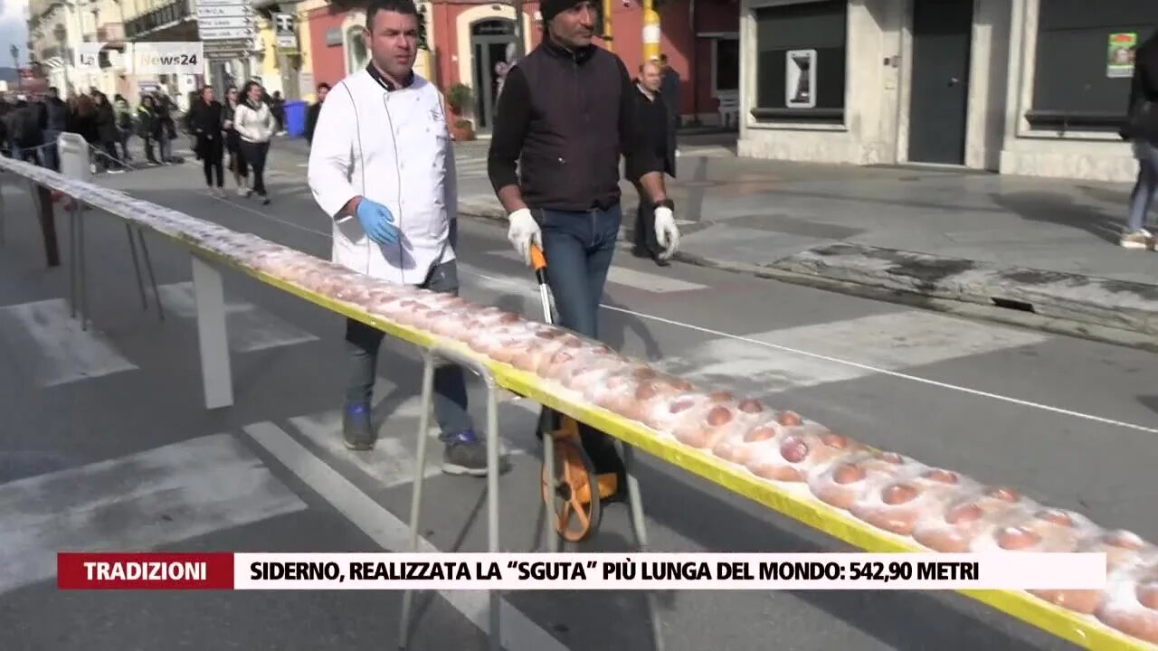 La sguta più lunga del mondo è a Siderno: 542,90 metri per un Guinness di bontà