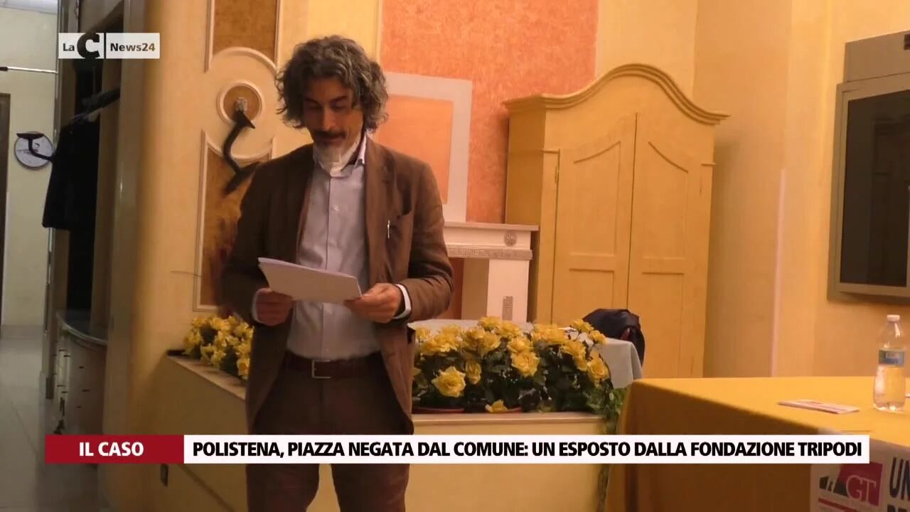 Polistena, piazza negata dal Comune, un esposto dalla fondazione Tripodi