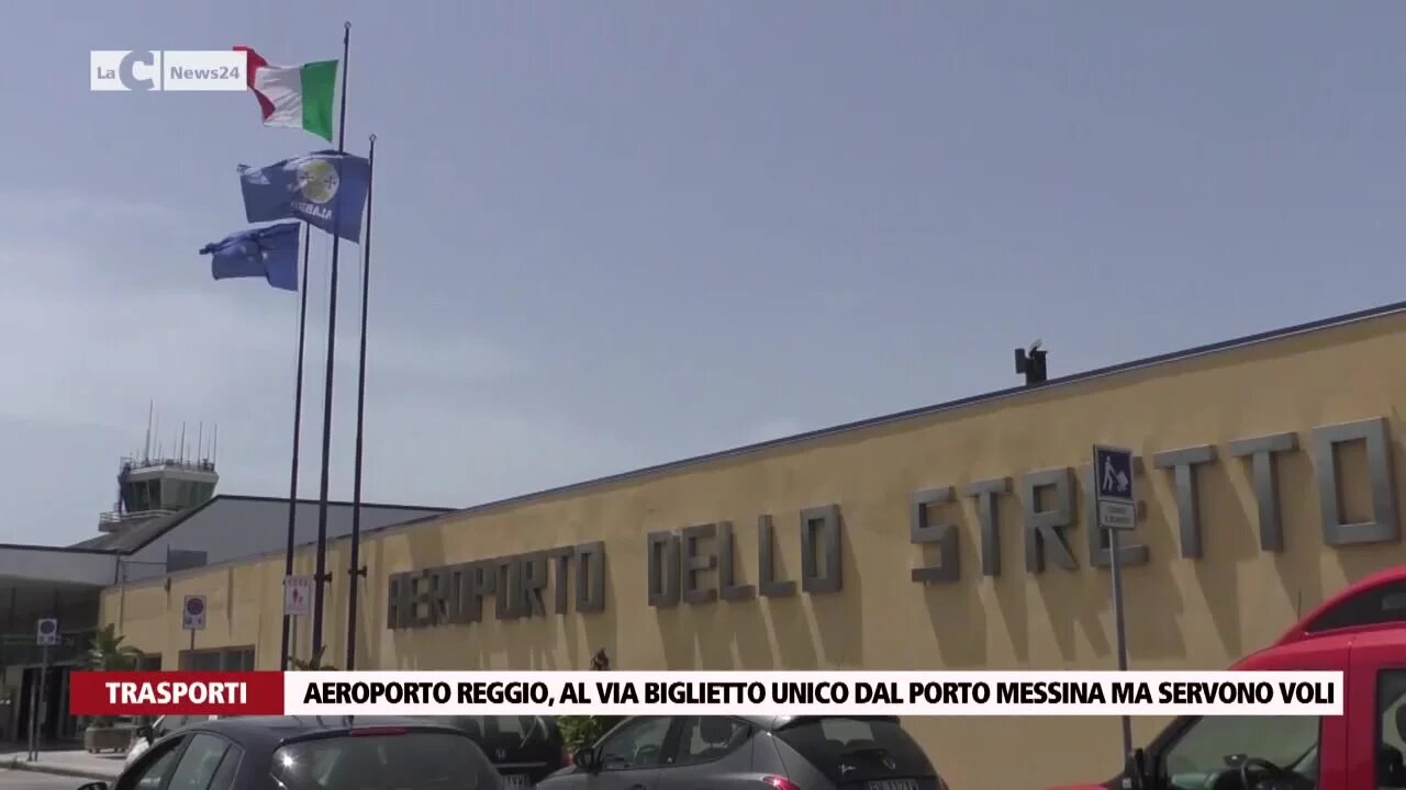 Aeroporto Reggio, al via biglietto unico dal porto Messina ma servono voli