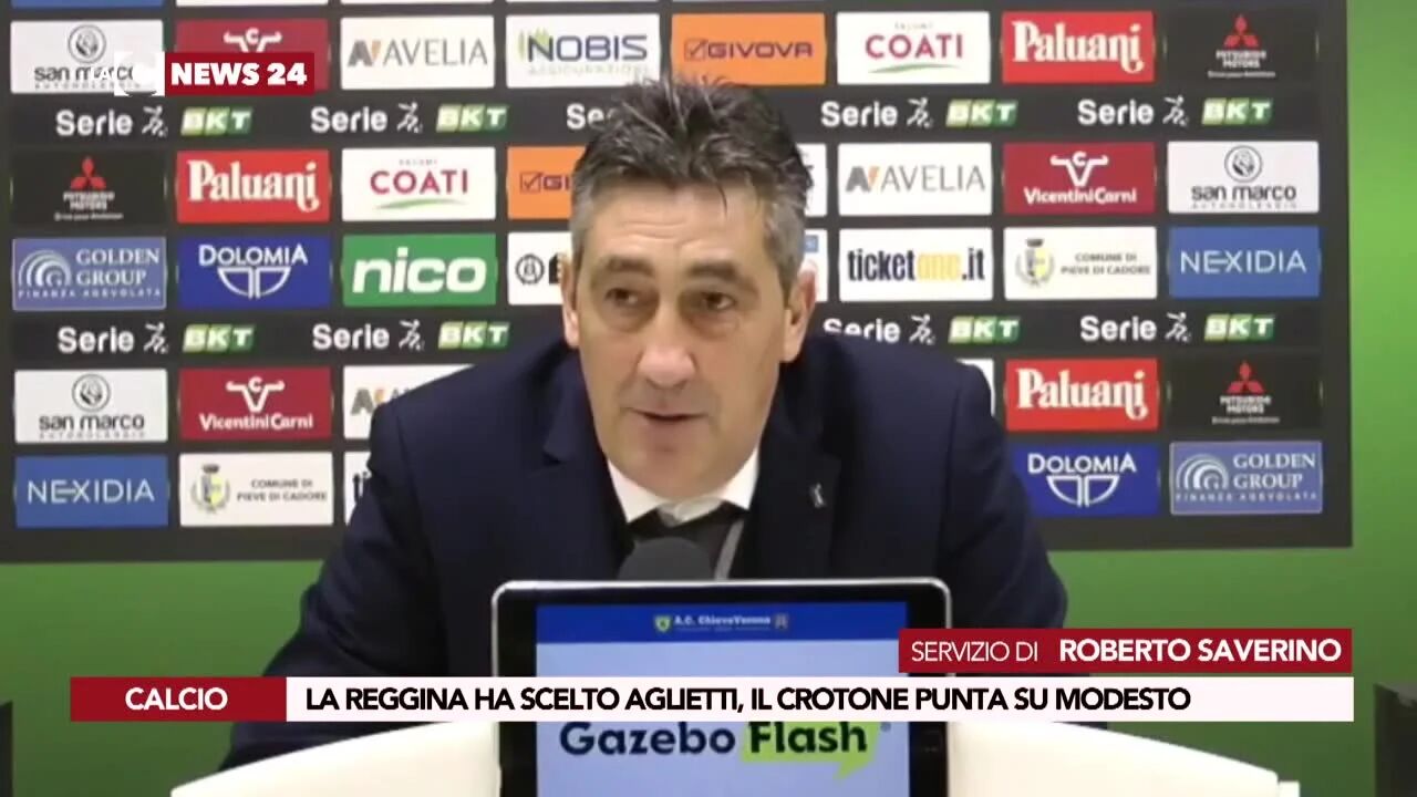 La Reggina ha scelto Aglietti, il Crotone punta su Modesto