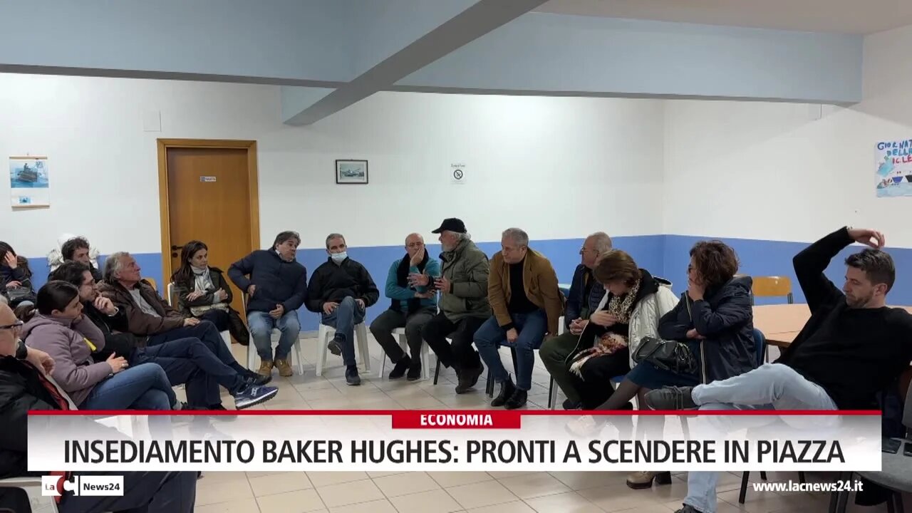 Insediamento Baker Hughes pronti a scendere in piazza