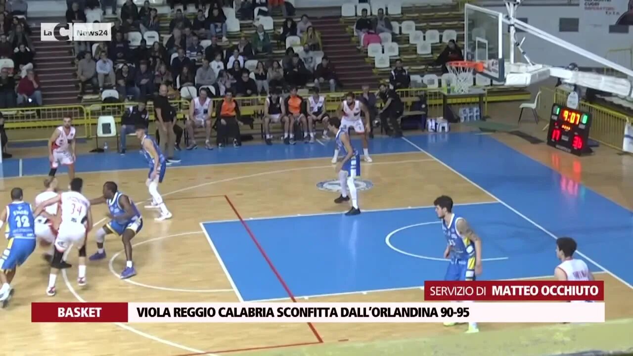 Viola Reggio Calabria sconfitta dall’Orlandina 90-95