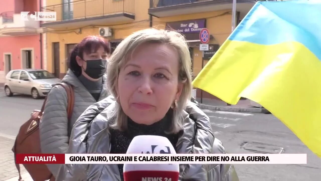 Gioia Tauro, ucraini e calabresi insieme per dire No alla guerra