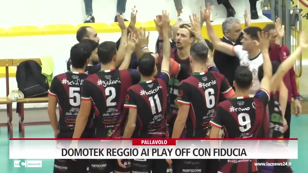 Domotek Reggio ai play off con fiducia