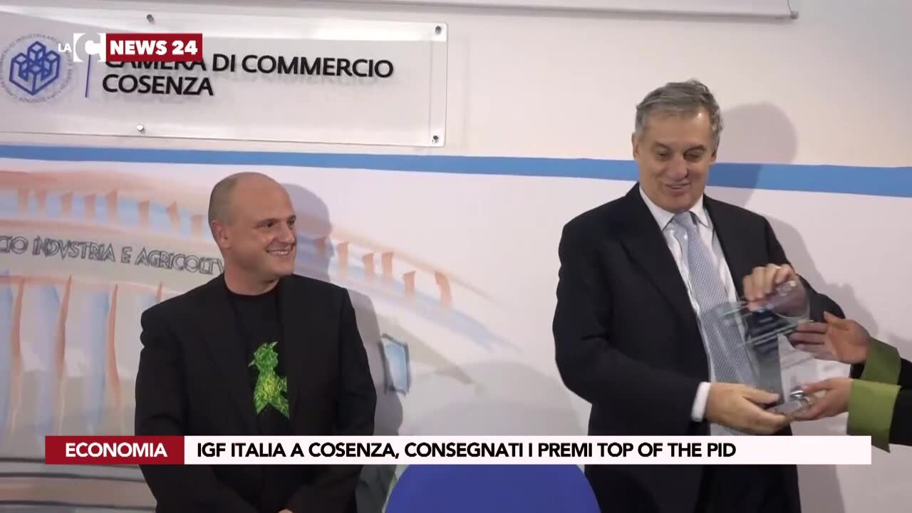 Igf Italia a Cosenza, consegnati i premi Top of the Pid