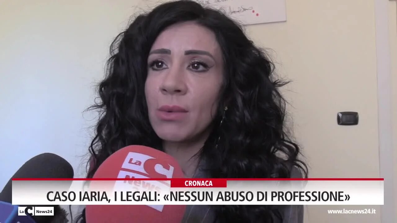 Caso Iaria, i legali: «Nessun abuso di professione»