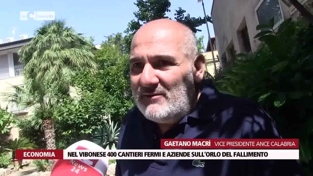 Nel Vibonese 400 cantieri fermi e aziende sull’orlo del fallimento