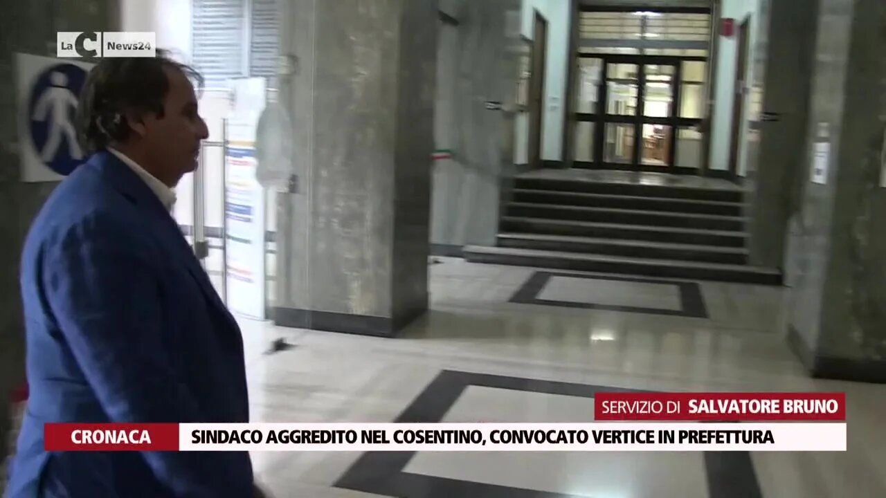 Sindaco aggredito nel cosentino, convocato vertice in Prefettura