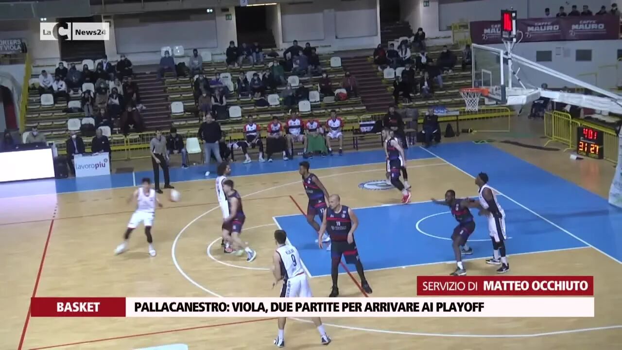 Pallacanestro: Viola, due partite per arrivare ai playoff
