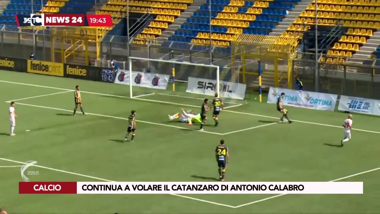 Continua a volare il Catanzaro di Antonio Calabro