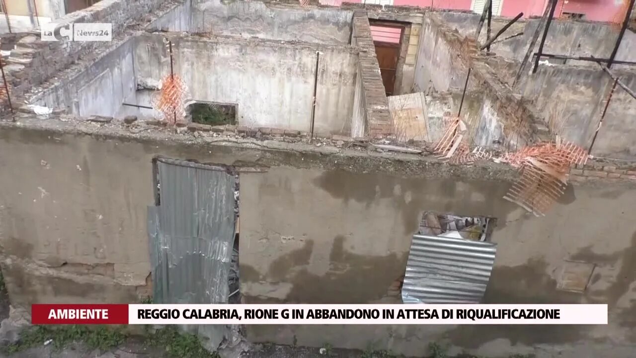 Reggio Calabria, Rione G in abbandono in attesa di riqualificazione