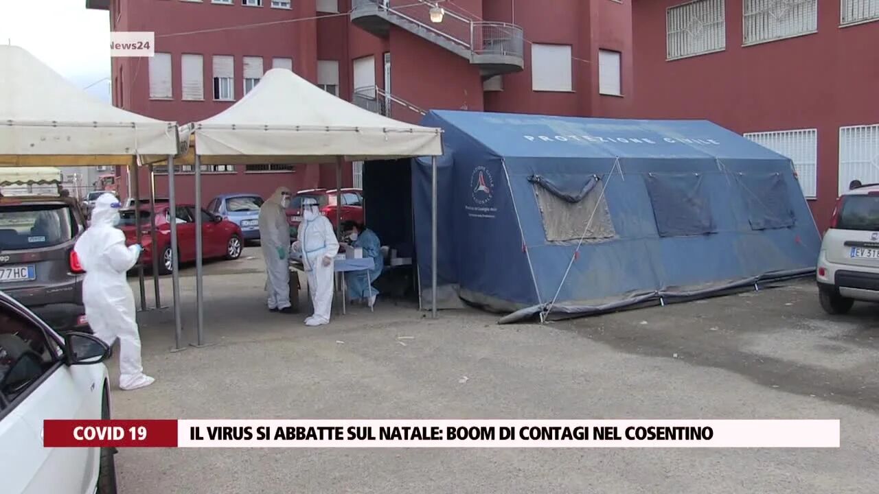 Il virus si abbatte sul Natale: boom di contagi nel Cosentino