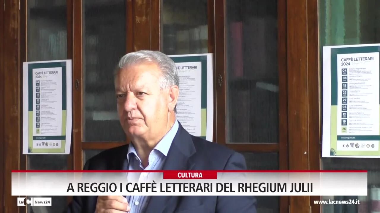 A Reggio i caffè letterari del Rhegium Julii