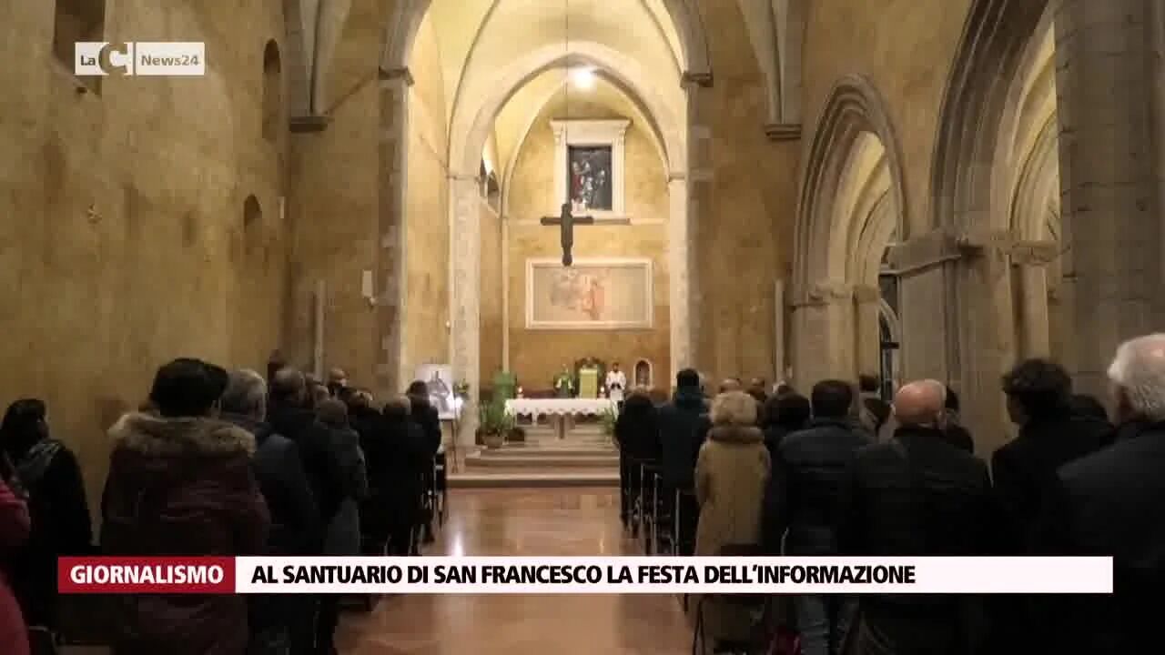 Al santuario di San Francesco la festa dell’informazione