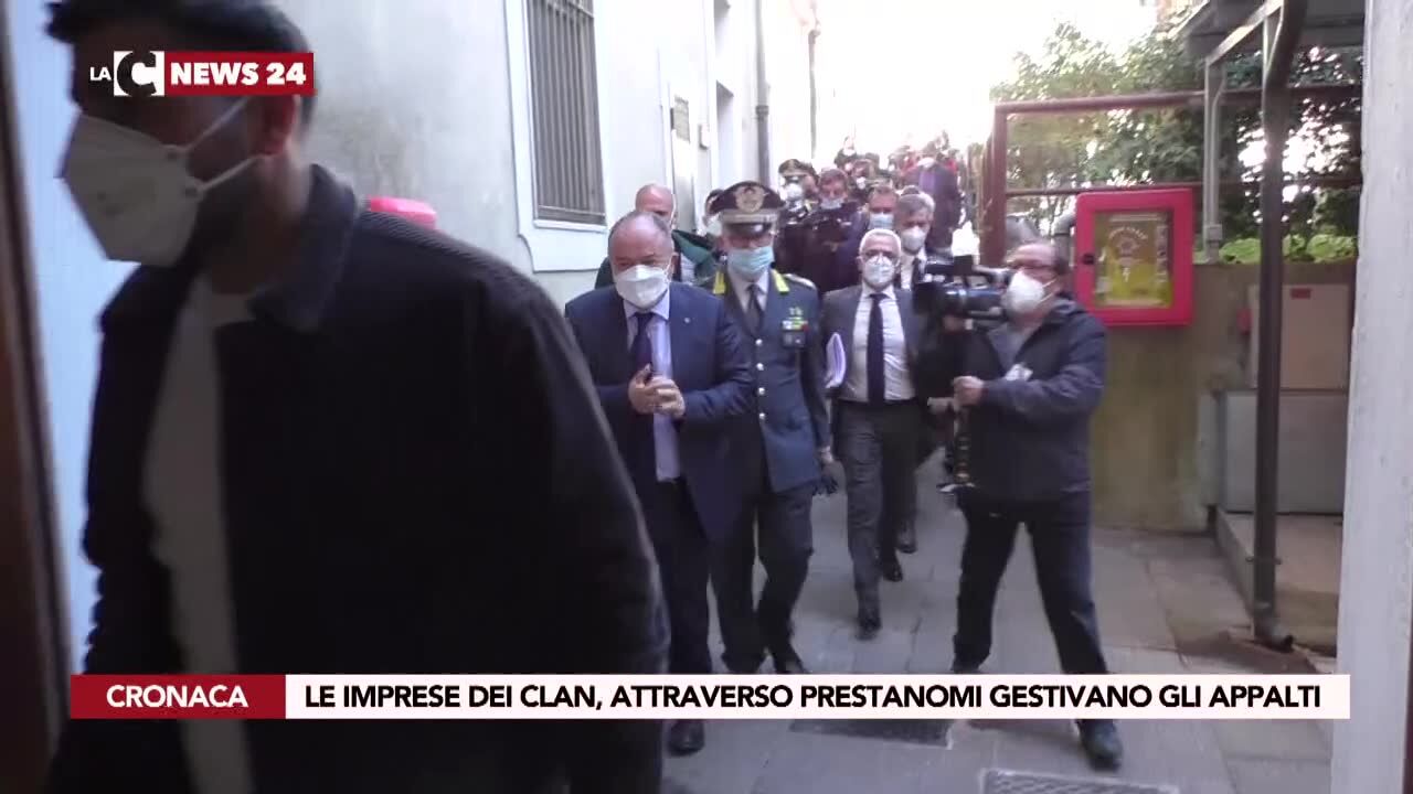 Le imprese dei clan, attraverso prestanomi gestivano gli appalti