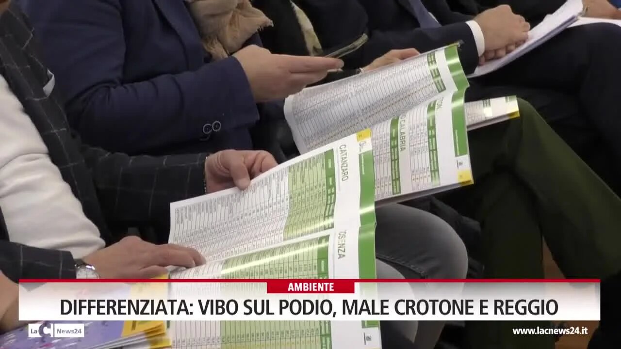 Differenziata: Vibo sul podio, male Crotone e Reggio